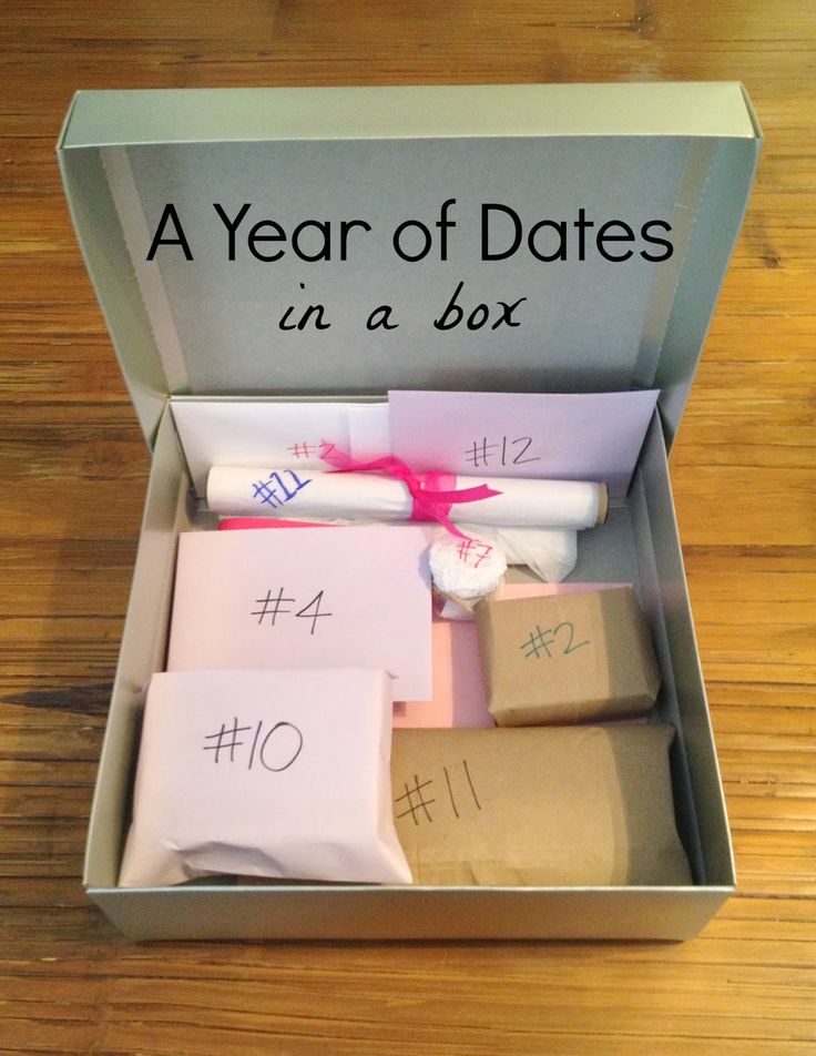 Valentines Day DIY box for couples