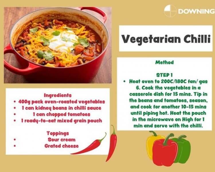 Vegetarian Chilli from Downing Students