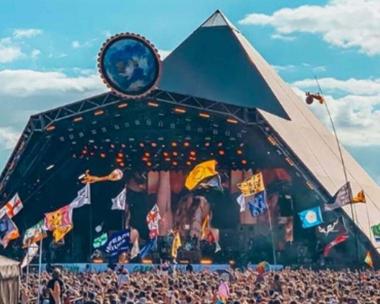 the pyramid stage at glastonbury which is a stop uk festival to visit this summer